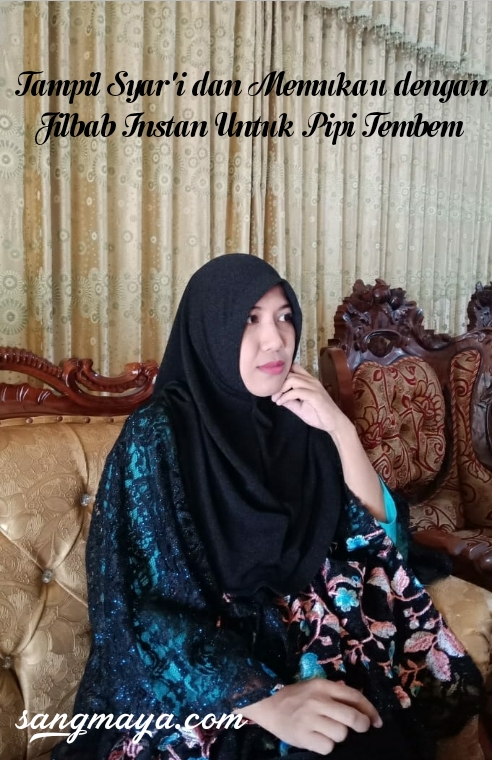 Tampil Syar'i dan Memukau dengan Jilbab Instan Untuk Pipi Tembem MARBI 35